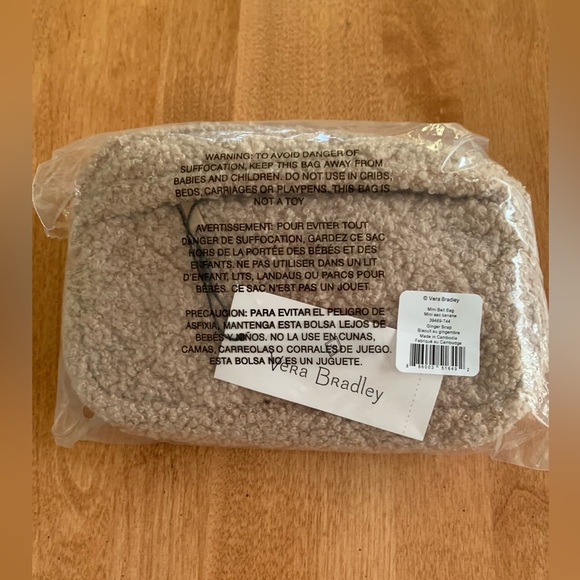 Vera Bradley Sherpa Mini Belt Bag Brand New With Tags - Picture 3 of 5